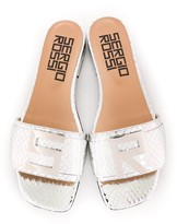 Thumbnail for your product : Sergio Rossi Logo Plaque Sandals