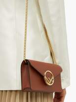 Thumbnail for your product : Fendi F Logo Leather Belt Bag - Womens - Brown