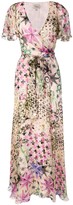 Thumbnail for your product : Temperley London Geometric Floral Wrap Dress