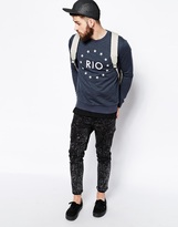 Thumbnail for your product : ASOS Sweatshirt With Rio Embroidery