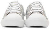 Thumbnail for your product : Miu Miu Silver Glitter Sneakers