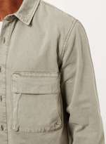 Thumbnail for your product : Topman Seagrass Green Utility Overshirt