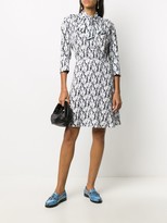 Thumbnail for your product : VVB hand-print A-line dress