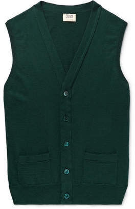 William Lockie - Slim-fit Cashmere Sweater Vest - Emerald