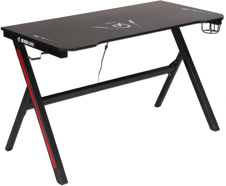 Lloyd Pascal Velar Gaming Desk with LED Light Black ShopStyle