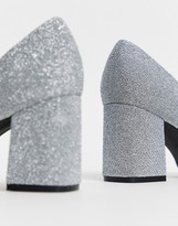 Thumbnail for your product : Vero Moda glitter court shoes
