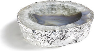 ANNA New York Cascita Crystal Decorative Bowl in Silver/Crystal