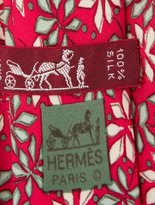 Thumbnail for your product : Hermes Floral Print Silk Tie