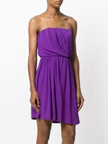 Thumbnail for your product : Yves Saint Laurent Pre-Owned Strapless Asymmetric Dress