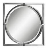 Thumbnail for your product : Uttermost 'Kagami' Brushed Nickel Mirror