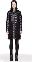 Thumbnail for your product : Moncler Black Quilted Down Moka Coat