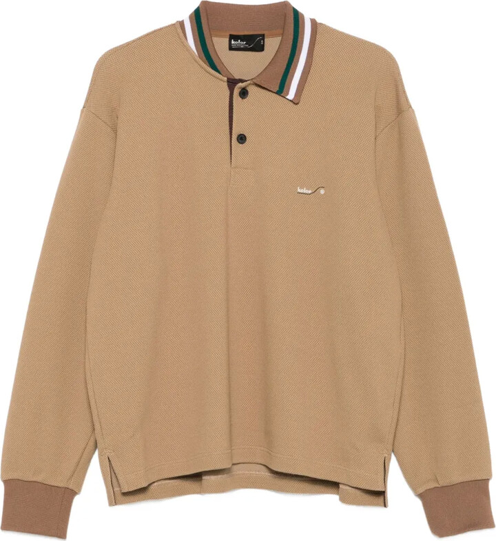 Kolor Logo-Embroidered Polo Shirt