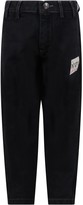 Thumbnail for your product : N°21 Black Jeans For Kids With Logo