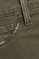 Thumbnail for your product : J Brand Frayed-hem Skinny Jeans
