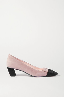 black suede pumps 2 inch heel