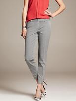 Thumbnail for your product : Banana Republic Sloan-Fit Houndstooth Slim Ankle Pant