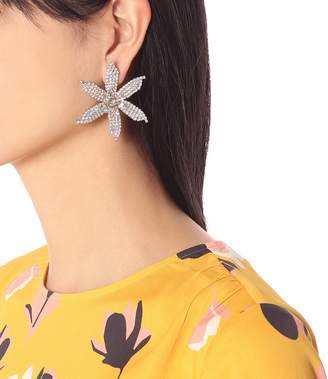 Jennifer Behr Crystal-embellished earrings