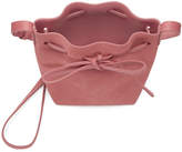 Thumbnail for your product : Mansur Gavriel Pink Suede Mini Mini Bucket Bag