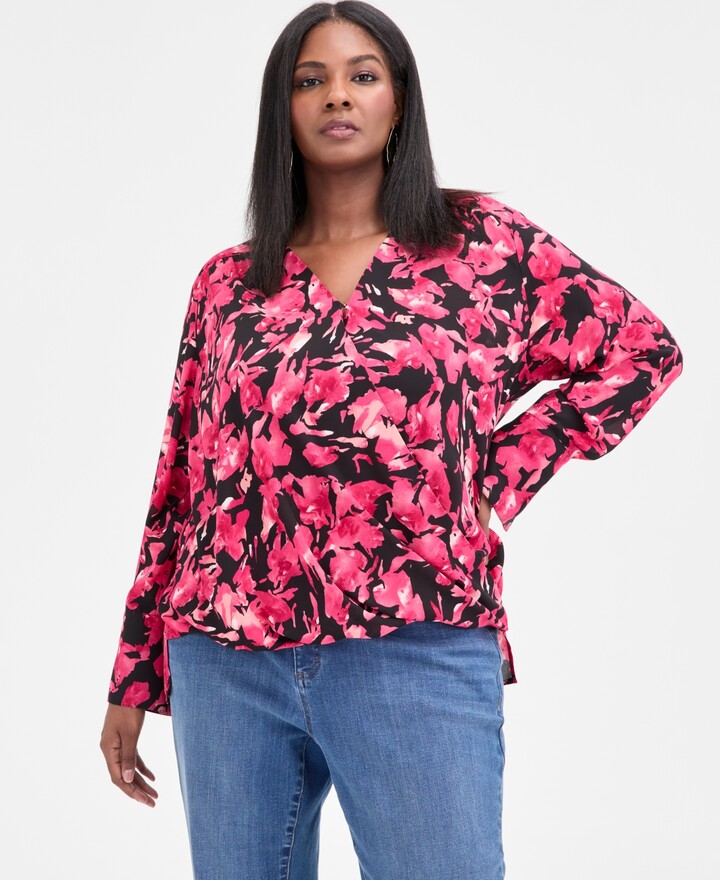 Womens Surplice Tops ShopStyle CA