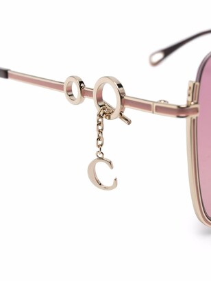 Chloé Sunglasses Frameless Gradient Sunglasses