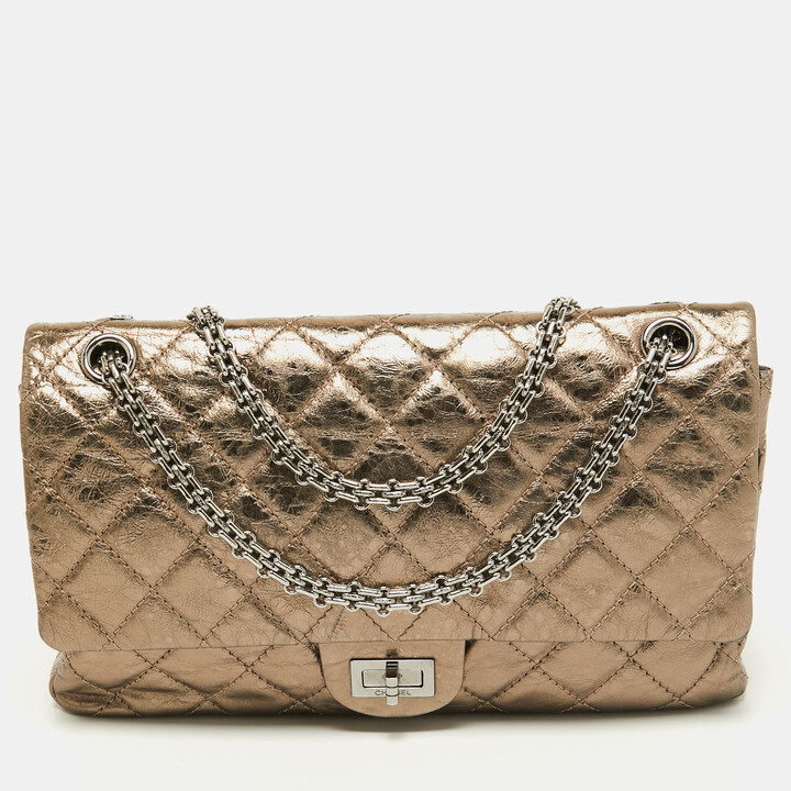 Chanel Reissue 2.55 Flap Bag Quilted Aged Calfskin 226 - ShopStyle