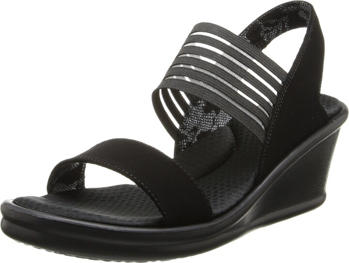 Skechers Women's Rumblers-Sci-fi Wedge Sandal ShopStyle Teen