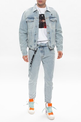 jean jacket off white