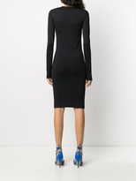Thumbnail for your product : Helmut Lang Long-Sleeve Fitted Mini Dress