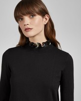 Thumbnail for your product : Ted Baker Oracle Mockable Insert Cotton Jumper
