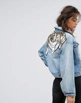 Thumbnail for your product : Free People Glam Embellished Denim Jacket