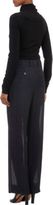 Thumbnail for your product : Maison Margiela Tweed-Print Wide-Leg Trousers-Blue