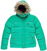 Thumbnail for your product : boohoo Juna Faux Fur Trim Hood Quilted Jacket