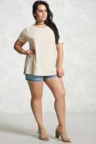 Thumbnail for your product : Forever 21 Distressed Vented Tee