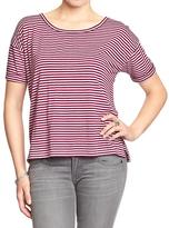 Thumbnail for your product : Old Navy Women's Striped Square Tees