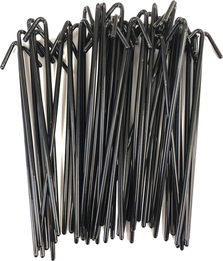 Robtec Chain Link Fence Ties, Black, 6-1/2" (Bag of 50)