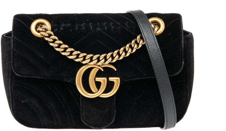 Gucci Mini Marmont Velvet Bag | the world's largest collection of fashion | ShopStyle