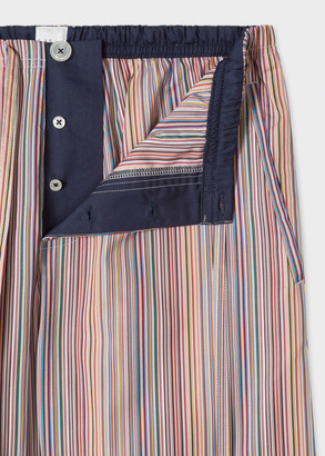Men's Signature Stripe Cotton Pyjama Shorts