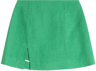Isa Arfen Linen Mini Skirt