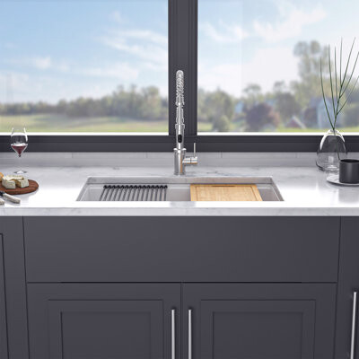 Rainlex 33'' L Kitchen Sink