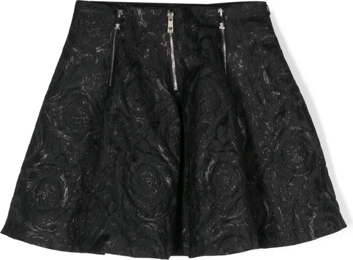 Versace Children Barocco Cloquet Miniskirt
