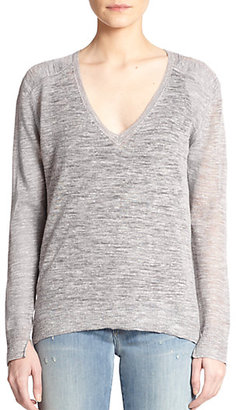 J Brand Berendo V-Neck Long-Sleeve Sweater