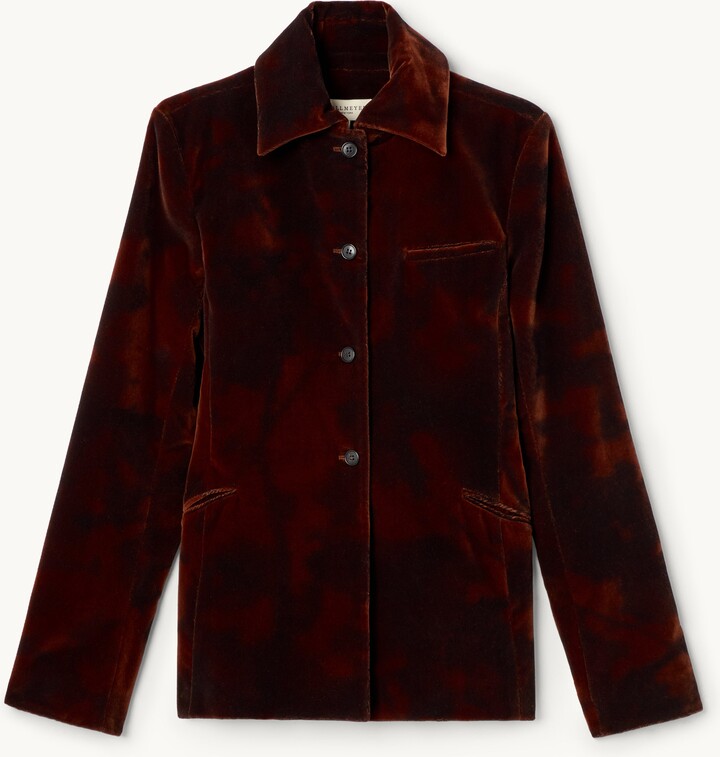 Kallmeyer Luca Blazer Burnout Rust 0