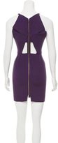 Thumbnail for your product : Roland Mouret Cutout Gathered Dress