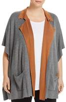 Thumbnail for your product : Bobeau B Collection by Curvy Liya Double Faced Cardigan