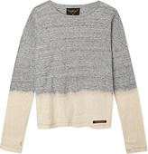 Thumbnail for your product : Finger In The Nose Saria dip-dye long-sleeved top 4-16 years