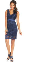 Thumbnail for your product : Teeze Me Juniors' Lace Sheath Dress