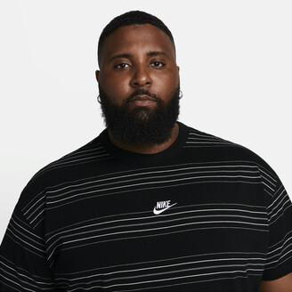 Nike Men's Sportswear Premium Essentials Striped T-Shirt in Black -  ShopStyle