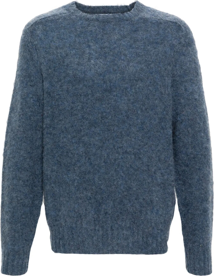 Harmony Paris Shaggy mélange brushed wool jumper