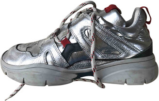 isabel marant silver trainers