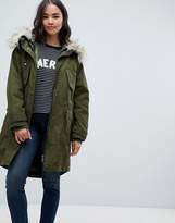 Thumbnail for your product : ASOS Design Oversized Parka With Padded Liner